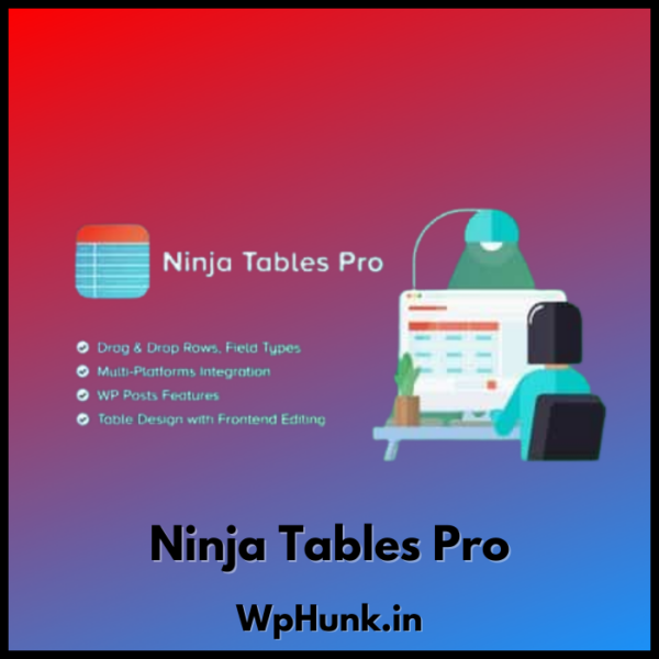 Ninja Tables Pro With License Key