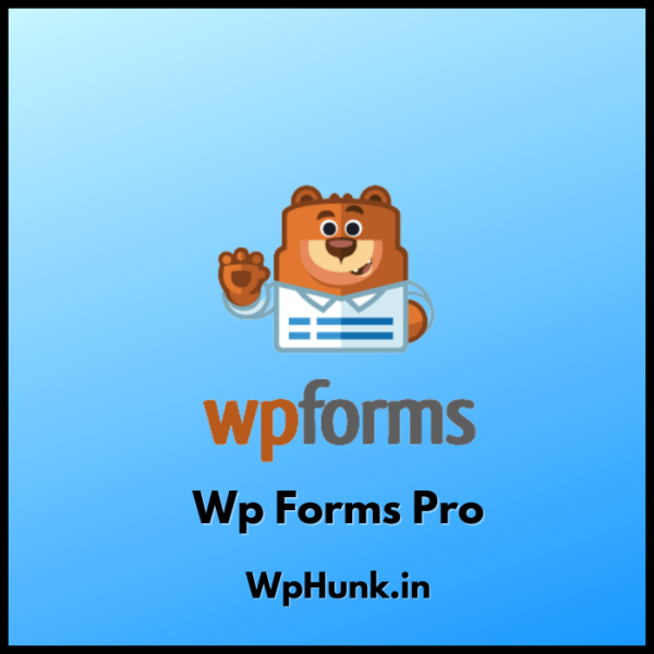 WPForms Premium Plugin With License Key